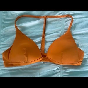 lululemon swim triangle top orange
